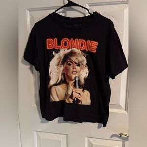 Blondie Black 100% Cotton Band T-Shirt